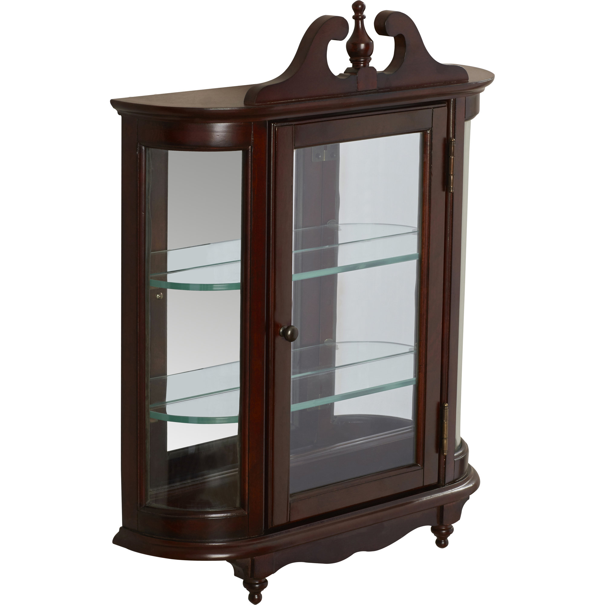 Rosalind Wheeler Cheshire WallMounted Curio & Reviews Wayfair